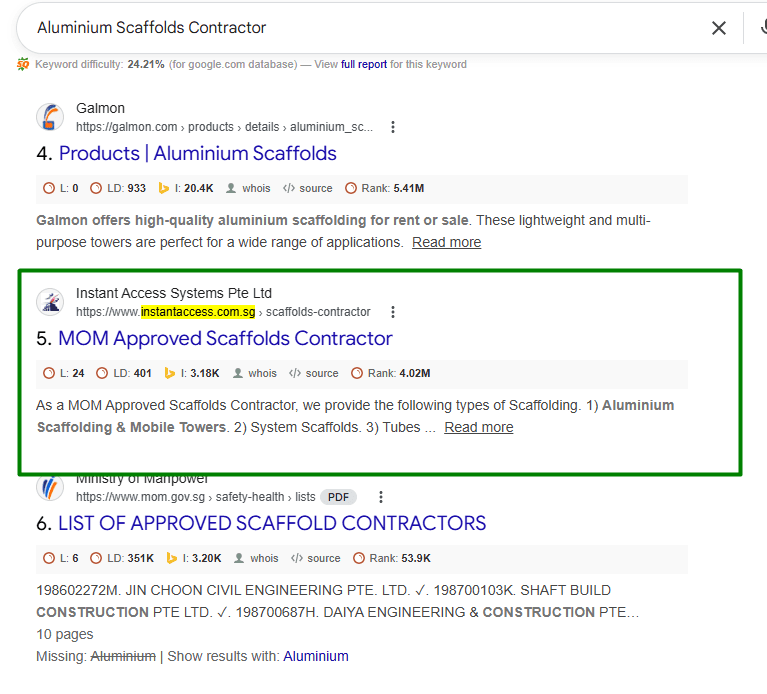 SEO Screenshot 2